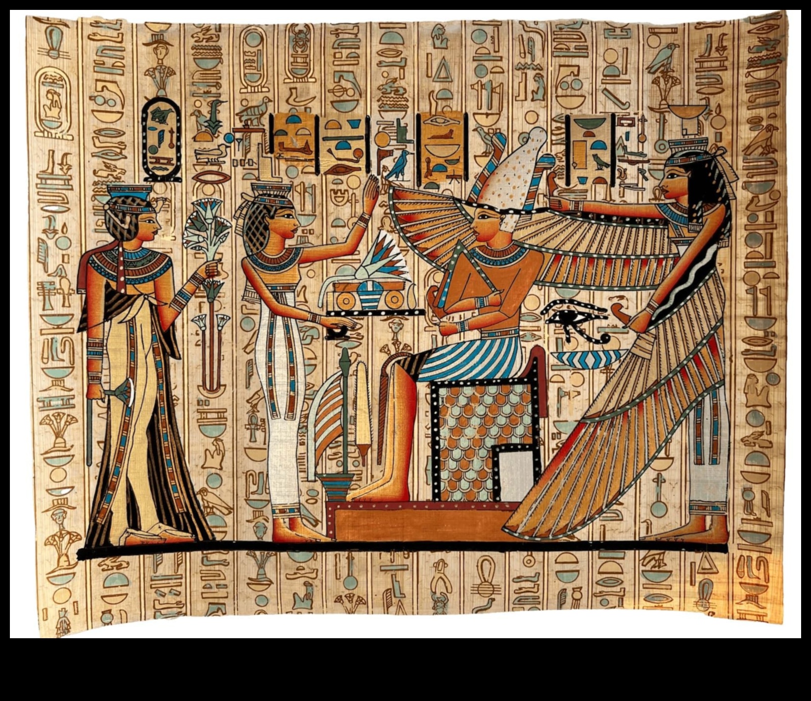 Papirusa gleznas: ainas no ikdienas dzīves Senajā Ēģiptē