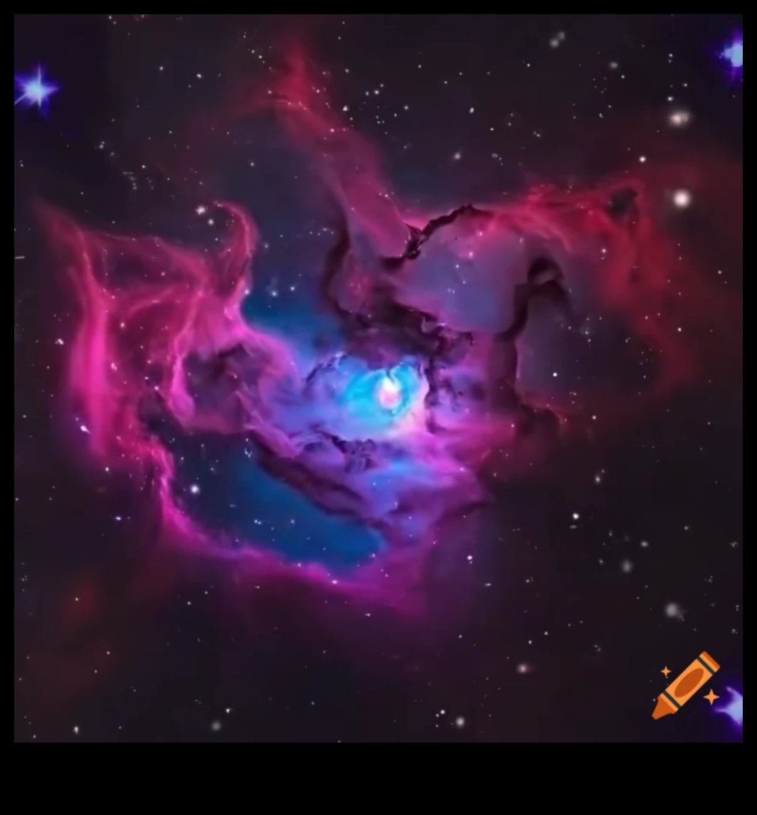 Zvaigžņotā Soiree Debesu svētki miglāja spožumā kosmiskajā valstībā 4 Zvaigžņotā Soiree: Debesu svētki starp miglāju mirdzumu kosmiskajā valstībā