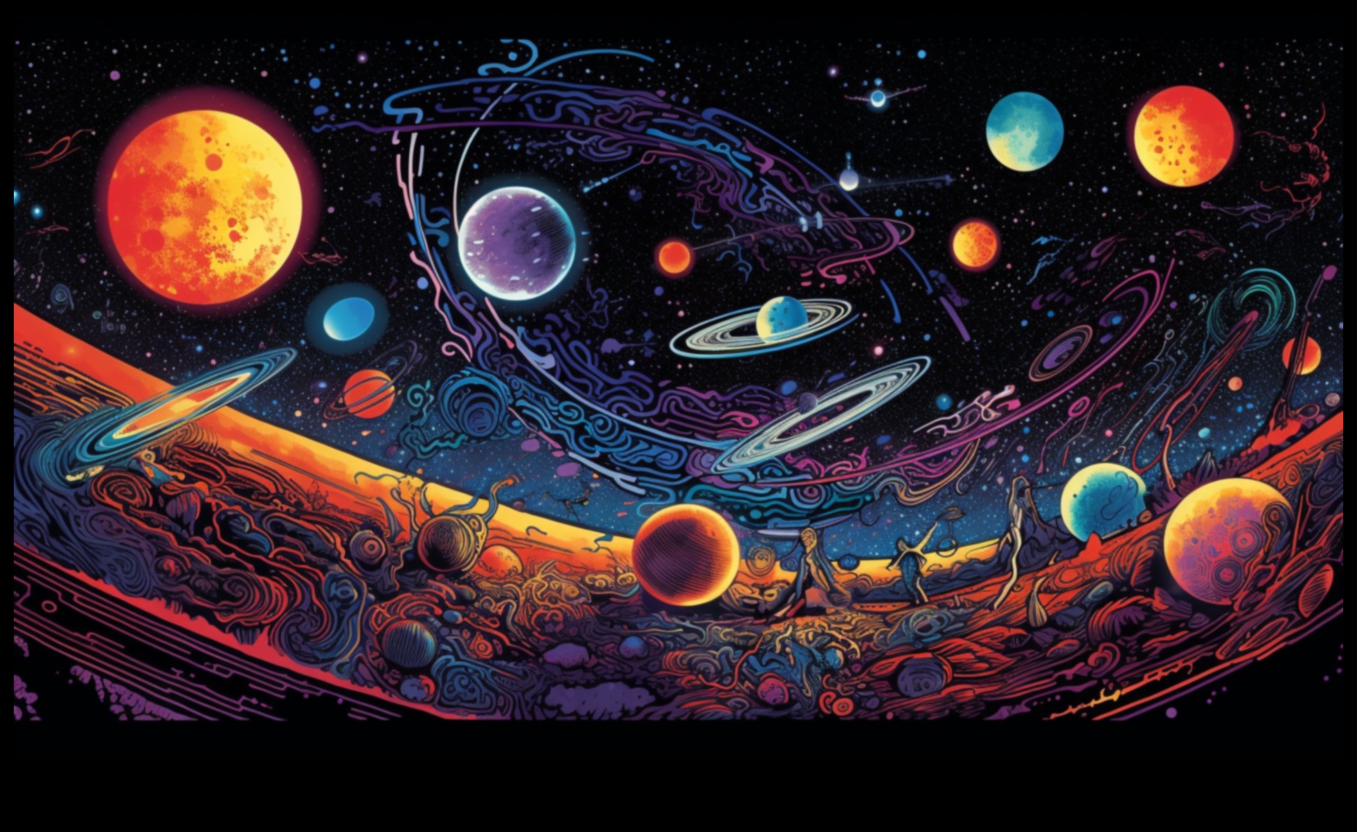 Debesu harmonija: orbītu elegance mūsu Saules sistēmā