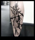 Abstract Inkscapes drosmīgas un netradicionālas tetovējumu dizaina iedvesmas