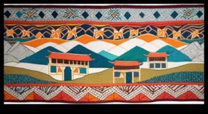 Batik Beauty Mūžīga Malaizijas tekstilizstrādājumu konvencija