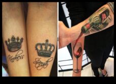 Connected Souls pāru tetovējumi, kas piemin pieķeršanās brīnišķīgā lieta par