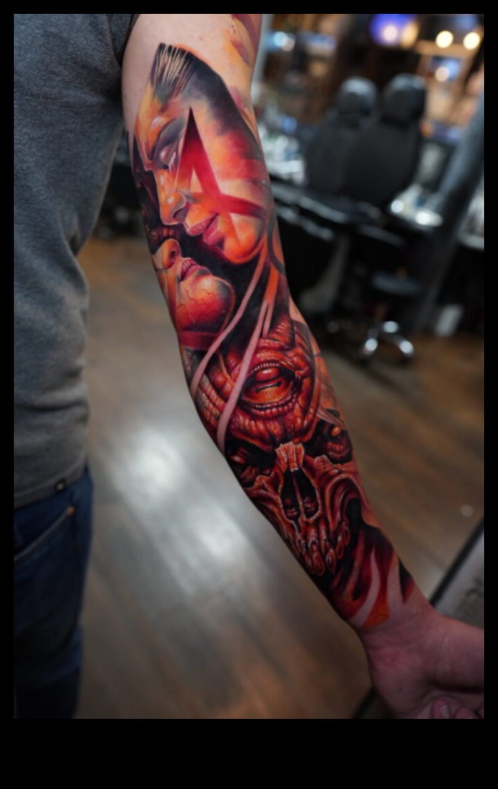 Galerija Ink Fusion: unikālas tetovējumu idejas