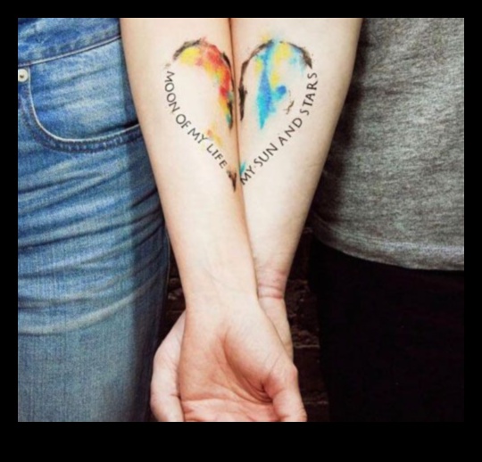 Ink Fusion: pāri tetovējumi, kas apvieno sirdis