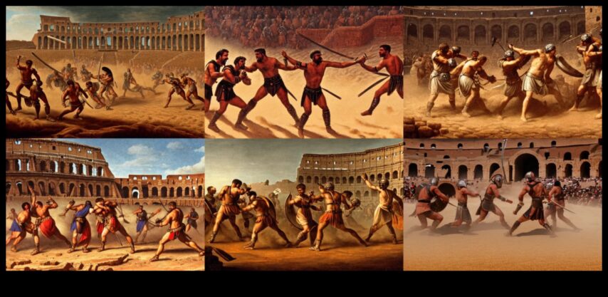 Kolizeja hronikas Spilgti gladiatoru cīņas attēlojumi senajā mākslā